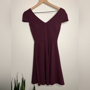 Women’s B. Smart Maroon Fit and Flare Dress Size 0